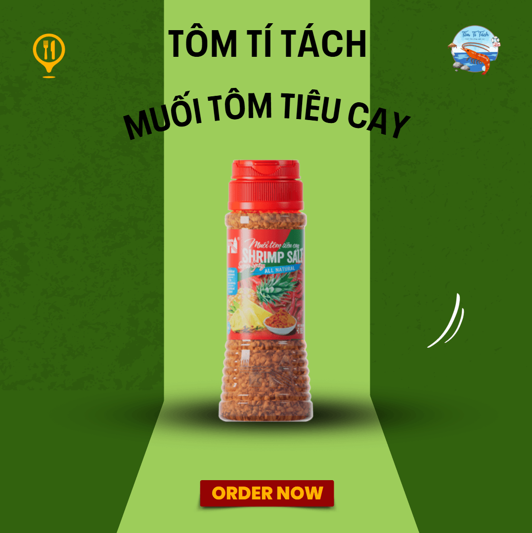 Muối tôm tiêu cay