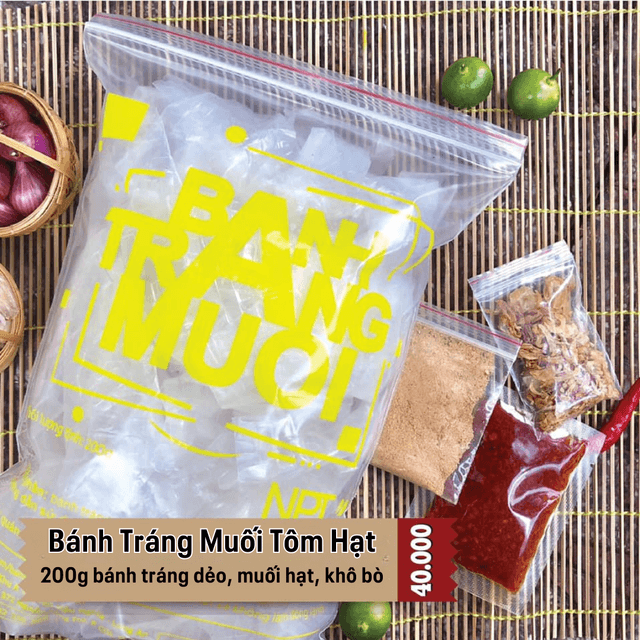 Bánh Tráng Muối Tôm Hạt